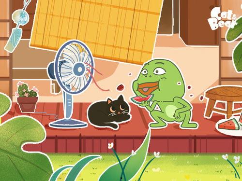 熊的吃瓜日记,森林里的趣味食光