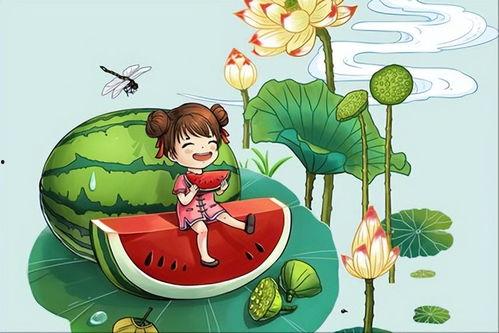 夏至请工人吃瓜,共享瓜果，共庆丰收时节